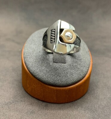 925 Sterling Silver Biker Mechanic Wrench Tool Men's Wrench