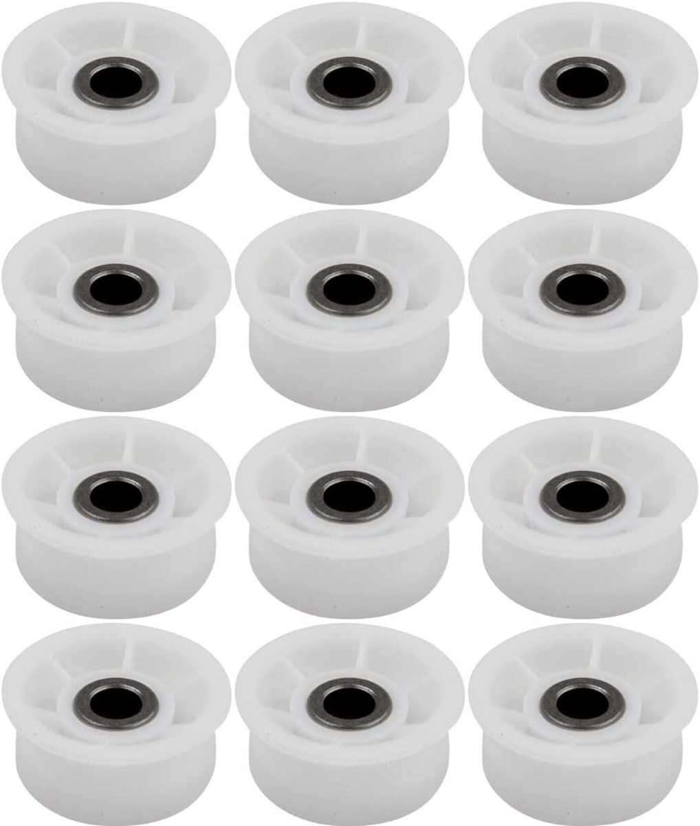 Samsung Dryer Idler Pulley Roller Wheel - DC97-07509B Replacement (12-Pack)