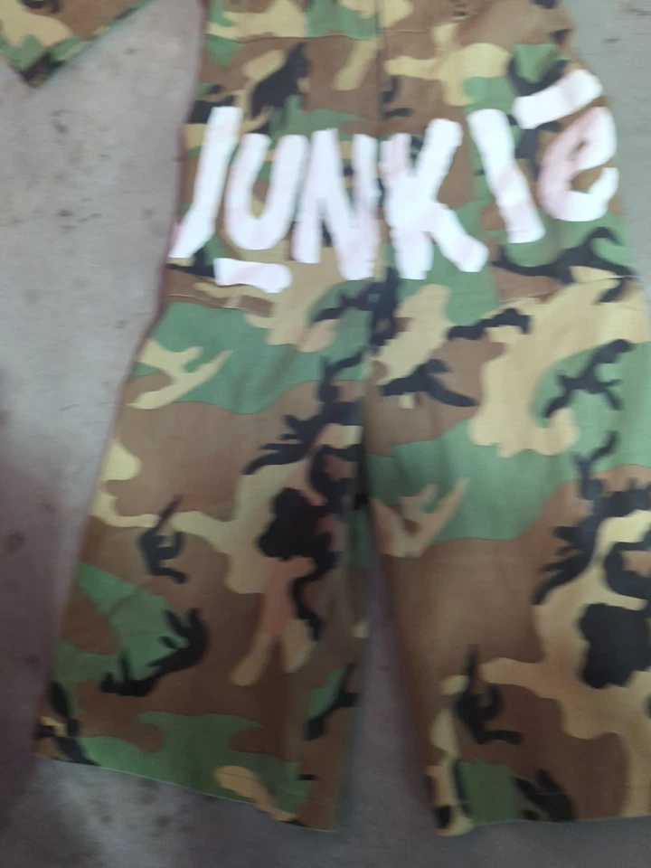 Jersey fatiga Junkie con bandera americana talla mediana Foto 4 de 4