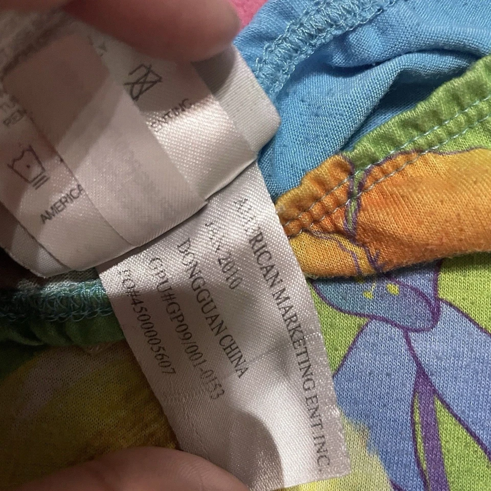 Pijama Campanilla Hadas Disney 2010 De Colección Talla 8 Defecto Foto 4 de 4