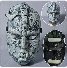Vintage Stone Mask Full Face Plastic Mask Gargoyle Theme Adult Halloween Party