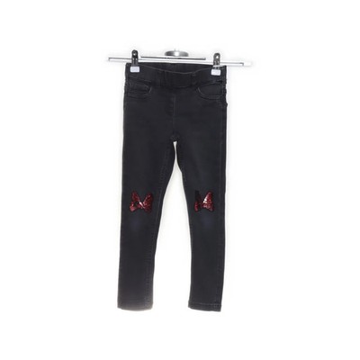 Disney, Jeans, Größe: 116, Schwarz/Rot, Baumwolle/Elasthan/Polyester, Denim #ABu