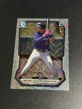2026 Bowman Chrome Mega 1st Roldy Brito Laser Refractor Rockies BCP-21