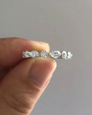 1.50Ct Marquise & Round Cut Natural Diamond H...