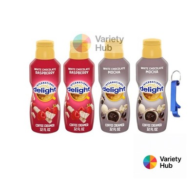 Itn DelightWhite ChocolateRaspberry &White Chocolate Mocha 4 Pack/ Keychain Free