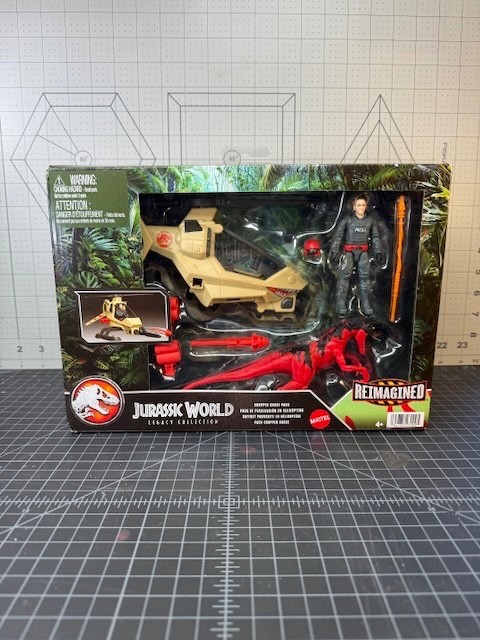 Jurassic World Legacy Collection Velociraptor Chopper Chase Pack Mattel NEW!!