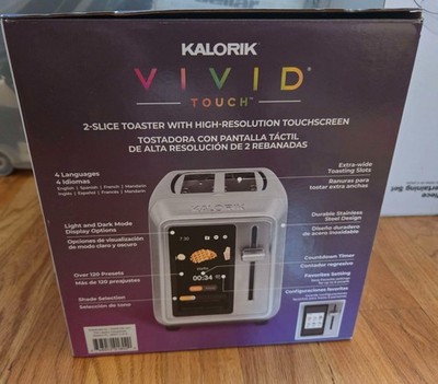 Toaster VIVID TOUCH Series 2-Slice with Large High-Resolution Touchscreen