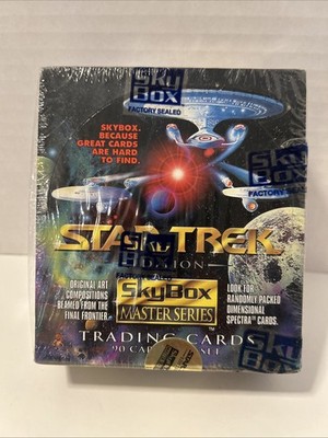 1993 Skybox Master Series Star Trek Edition Factory Sealed Box Trading Cards