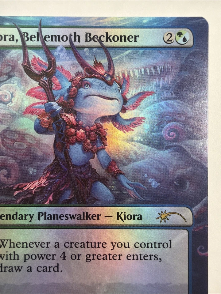 Kiora, Behemoth Beckoner (Rainbow Foil) Secret Lair Drop Foil - Image 3 of 4