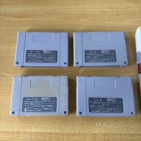 Super Famicom Game Lot (4) &ndash; Virtual Boy (1) 5 Games Total Japan 