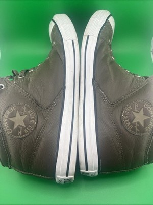 Converse Chuck Taylor All Star Street Mid Brown Leather Men's 11.5 151052C