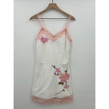 Y2K Vintage Cottagecore Romantic Floral Lace Embroidered Cotton Whimsy Dress 8