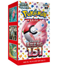 Pokemon Card SV2a Scarlet Violet 151 Booster Box Korean Ver 140 Cards New Seal