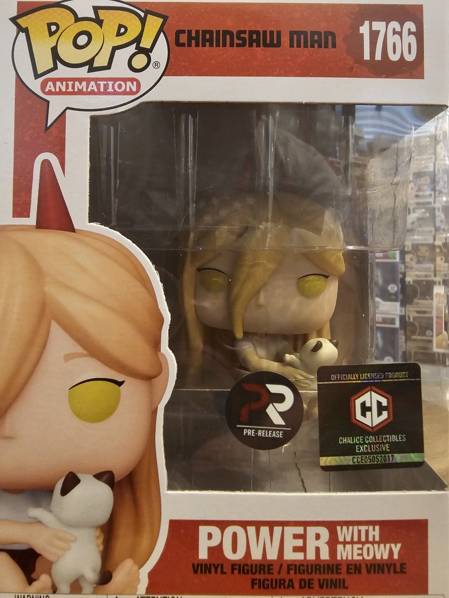 新品未開封 PREMIUM CUTS PRESENTS POPS CITY 03 Funko Pop Power With Meowy #1766 Pre-Release Chalice Collectibles