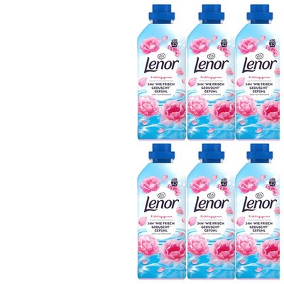 6x882ml Lenor Weichspüler Frühlingsgarten 24H Himmlische Weichheit 252WL