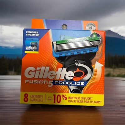 Gillette Fusion5 Proglide Power Razor Blade Refills - 8 Cartridges Brand New