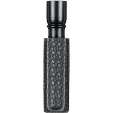 Safariland Open-Top Mini Flashlight Holder Basket Weave Black - 306-12-4