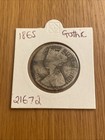 1865 Victoria Gothic Silver Florin Coin (21672)