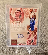2022 Panini Court Kings Basketball Heir Apparent Brandon Boston Jr. HA-BBJ Auto 