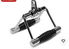 Yes4All Double D Row Handle Cable Attachment for Weight Workout for Home Gym,