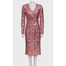 Dolce & Gabbana Pink Sequin Dress - Size M/IT42