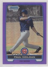 2012 Bowman Chrome Prospects Retail Purple Refractor 93/199 Paul Hoilman y0i