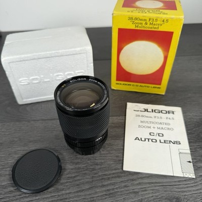 Soligor MC 28-80mm f/3.5-4.5 Macro Zoom Objektiv C/Y Contax Yashica Mount OVP