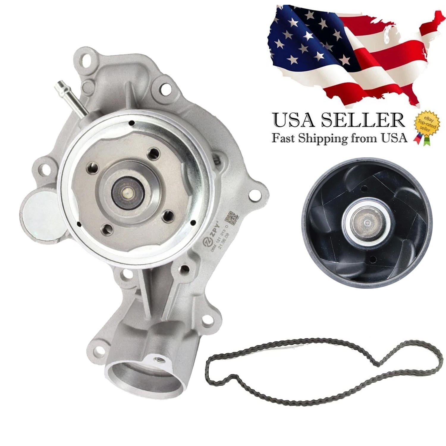 06M121013C 710942210 Water Pump Coolant Pump for Audi A8 Q5 Porsche Bentley BEYU