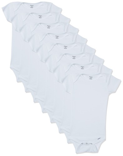 8-Pack Baby Onesies – Soft, comfy short sleeve bodysuits – 0-24 Months