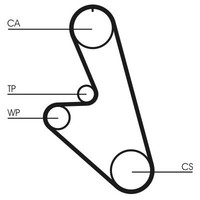 Neu - Continental Ctam CT959 Zahnriemen FüR Daewoo