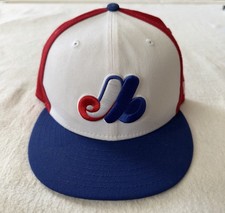 Montreal Expos Cooperstown Collection 59FIFTY Fitted New Era Hat 7 3/8 Wool MLB