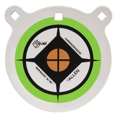  AR500 3/8'' Thick Gong Steel Target, 8'' Gong, Steel, White Shooting Target,