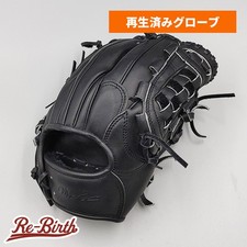 MUJI Baseball Glove Infielders Left Hand 2000s Black Cleaned