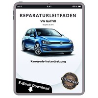 VW Golf 7 5G/AU 12> Karosserie Unfall Instandsetzung Reparaturhandbuch Download