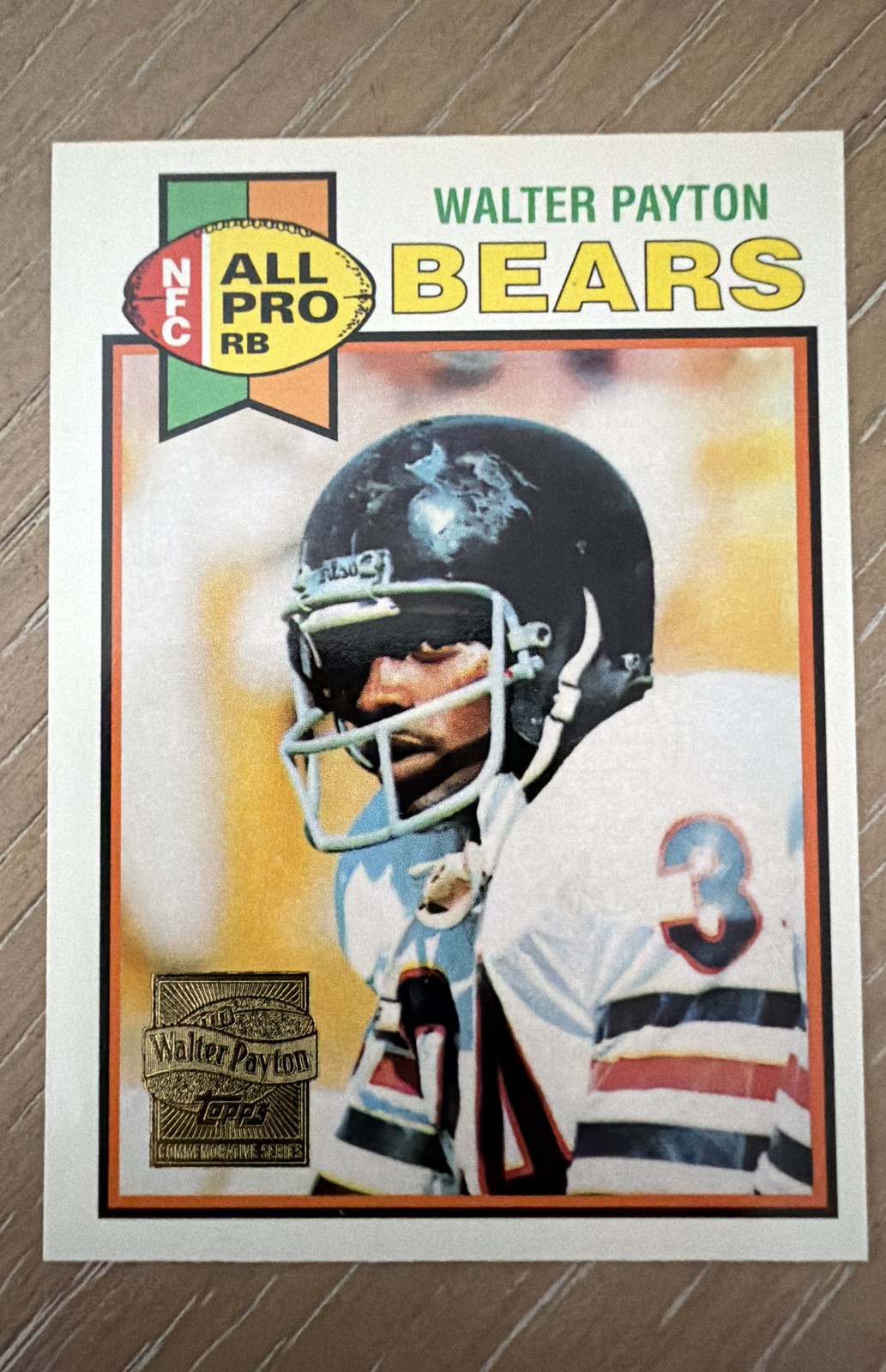 2001 Topps - Walter Payton Reprints Walter Payton #WP4 1979 Topps
