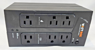 WattBox WB-OVRC-UPS-350-6 Compact 350VA 6-Outlet Battery Backup UPS OvrC - Used