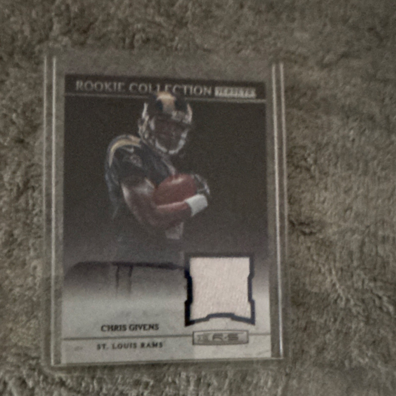 Chris Givens Panini Rookies & Stars Rookie Collection Jersey #2 Base