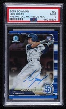 2019 Bowman Chrome Rookie Blue Refractor 143/150 Luis Urias PSA 9 MINT Auto 06z2