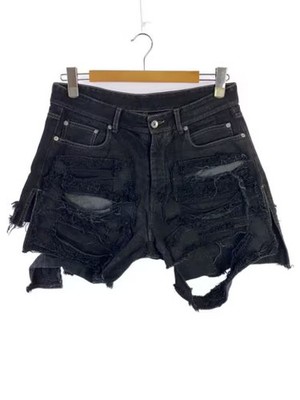 RICK OWENS DRKSHDW/21FW/Shorts/Size 30/Denim/Black/DU02A3353-BD