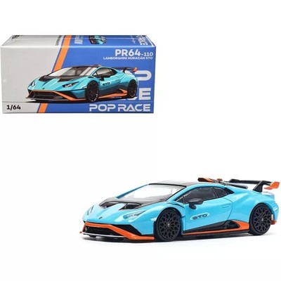 Pop Race Lamborghini Huracan STO Blu Laufey 1/64 PR640110