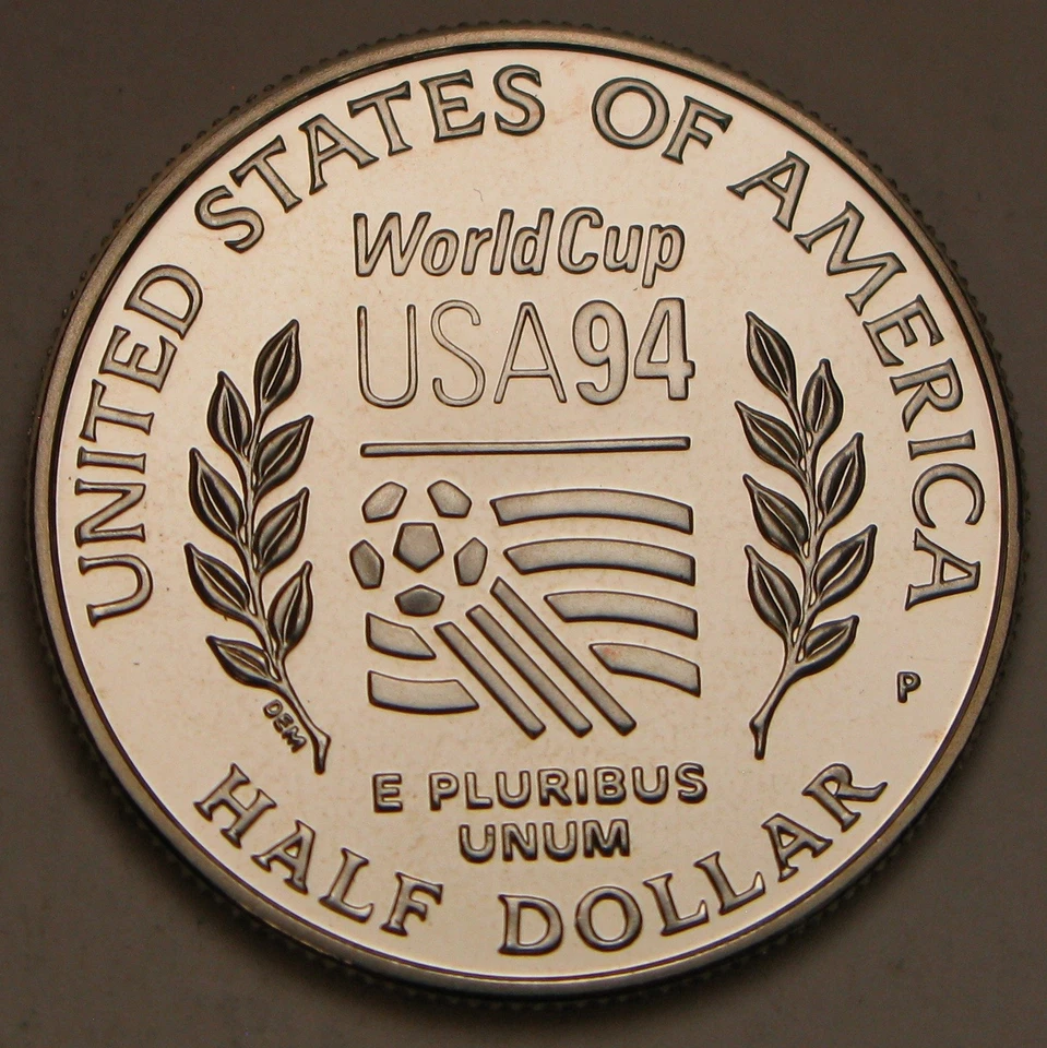 USA 1/2 Dollar 1994 P Proof - World Cup Soccer / Football 1994 USA - 3705 * - Image 2 of 2