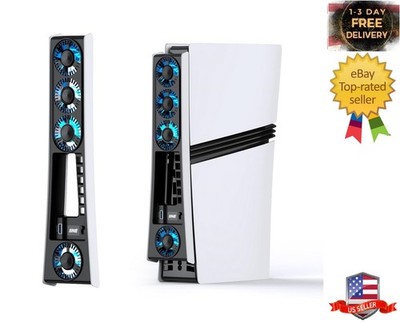 Cooling Fan for PS5 Pro, Efficient Cooler Fan with Adjustable Speed... Fast Ship
