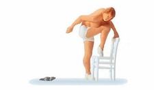 Preiser 29097 HO Scale People At Home Escapin...