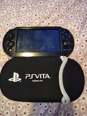 PS Vita 2000 - Khaki/Black - 128gb SD w/SD2Vita - Charger Included - Tested