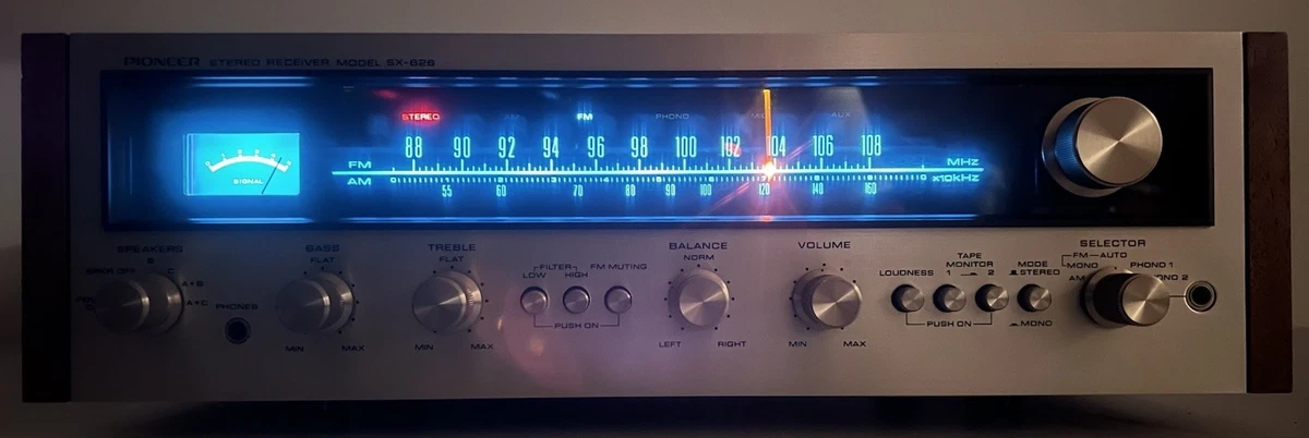 PIONEER SX-626 Vintage Stereo RECEIVER Amplifier  #