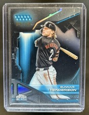 2026 Topps Chrome Black Gunnar Henderson Blue Refractor #/150 Orioles