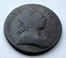 1771 half penny - George III British Copper Coin*C-583