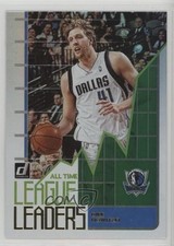 2020 Panini Donruss All-Time League Leaders Green Flood Dirk Nowitzki HOF 1e3h