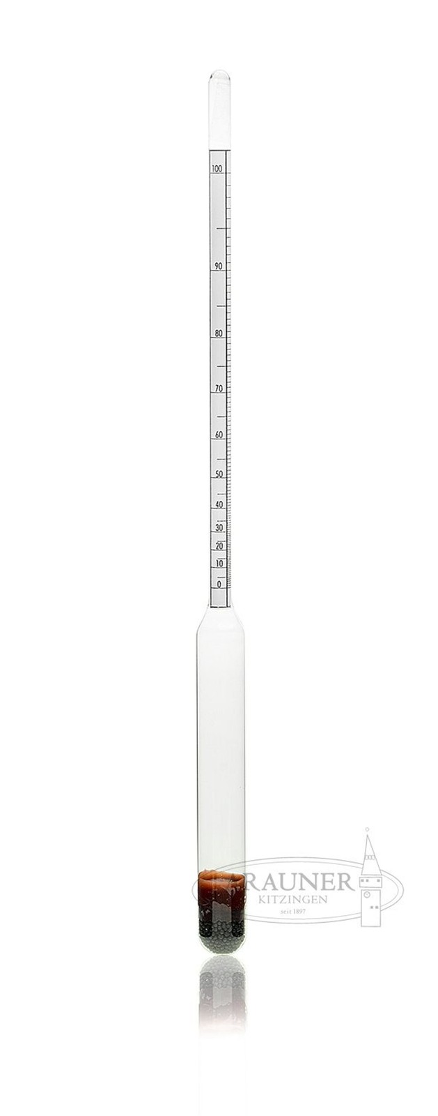 Alkoholometer ohne Thermometer 0-100 Vol% zur Messung von Alkoholdichte