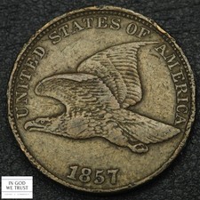 1857 Flying Eagle Cent 1C (XF)
